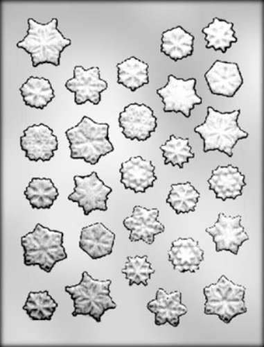 Indiana Snowflakes Chocolate Mould - Click Image to Close